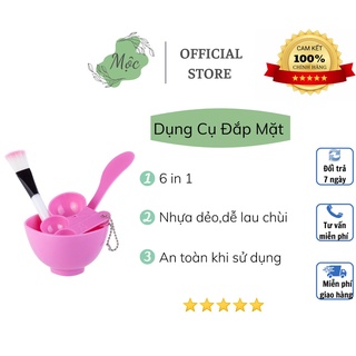 Bộ bát trộn mặt nạ 6 chi tiết