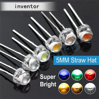 Bộ 50 đi ốt đèn LED 0.3W 0.5W 0.75W F5 0.5W 5mm tiện lợi