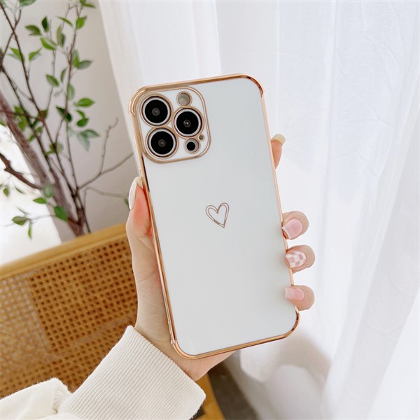 Ốp Điện Thoại Mạ Điện Màu Trơn 6D Chống Sốc Chất Lượng Cao Cho iPhone 13 Pro MAX 12 11 Pro MAX XR XS XS MAX 7/8 7 8PLUS 6s PLUS