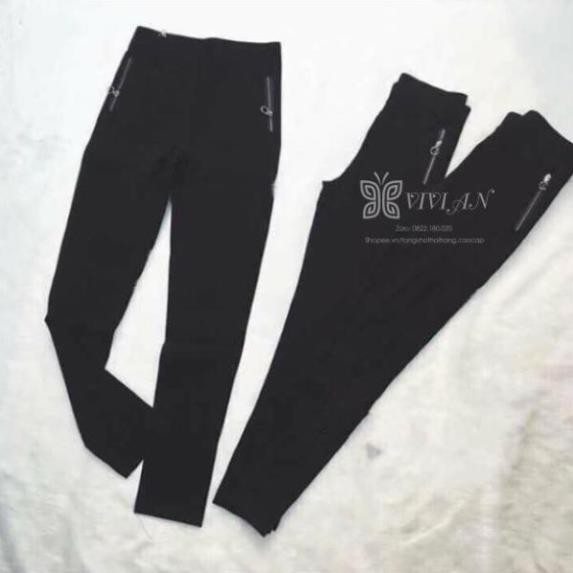 Quần Legging [Giá Sỉ] Legging Umi khóa sườn cao cấp, chất dày dặn, không bai - không xù, hàng VNXK