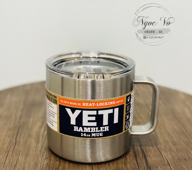 Ly Giữ Nhiệt Yeti Mug Inox Cao Cấp 14 Oz - 420ml (Hàng Chính Hãng)