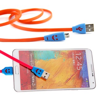 Cáp Micro USB Led Mặt Cười ngộ nghĩnh