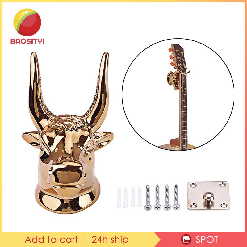 1 Giá Đỡ Đàn Guitar Treo Tường Bằng Thép Màu Vàng