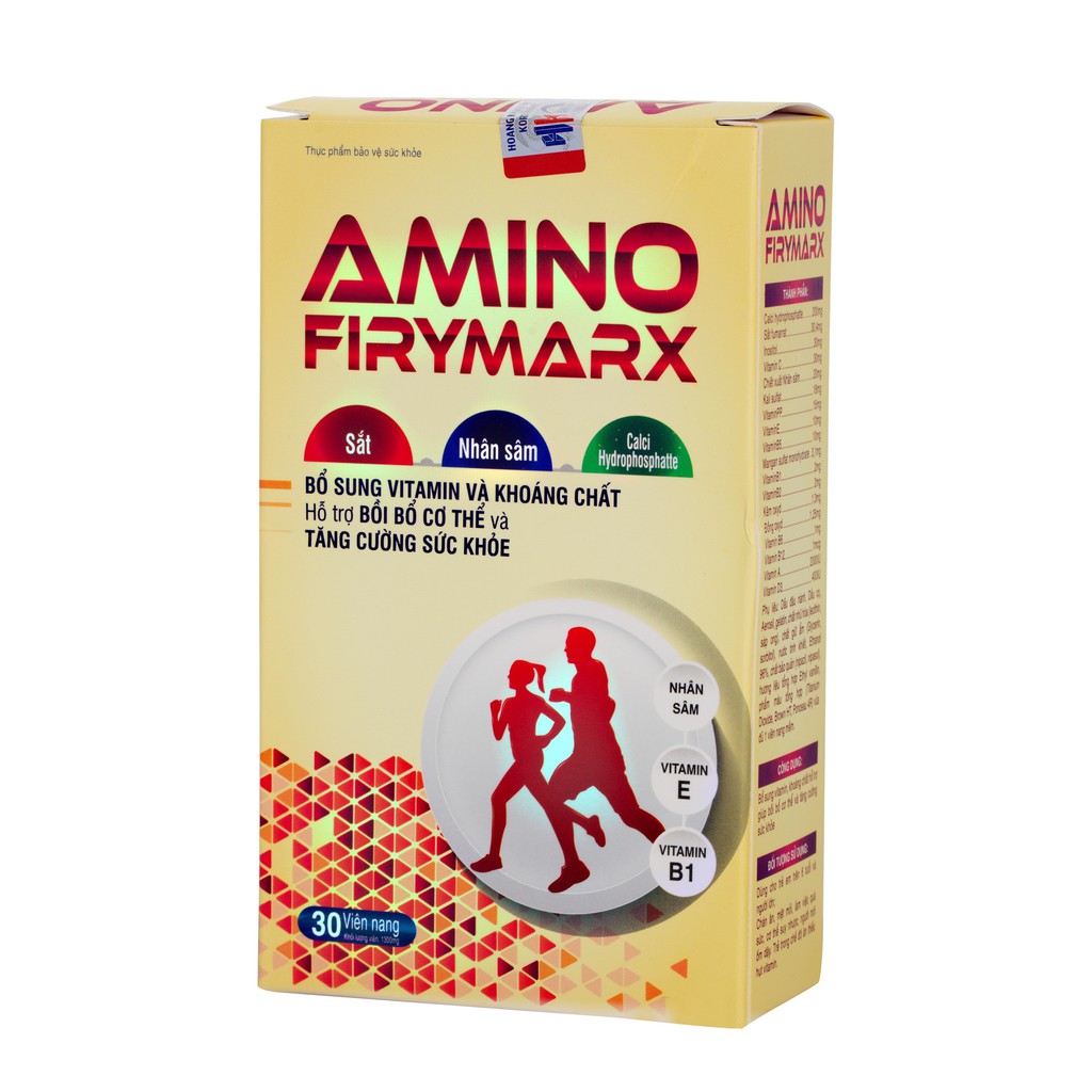 (CHÍNH HÃNG) - VIÊN UỐNG AMINO FIRYMARX BỔ SUNG VITAMIN VÀ KHOÁNG CHẤT | BigBuy360 - bigbuy360.vn