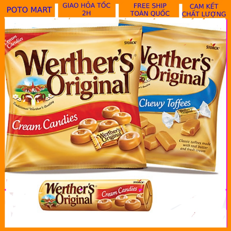 Kẹo caramen phủ socola hiệu Werther's Original 50g-120g