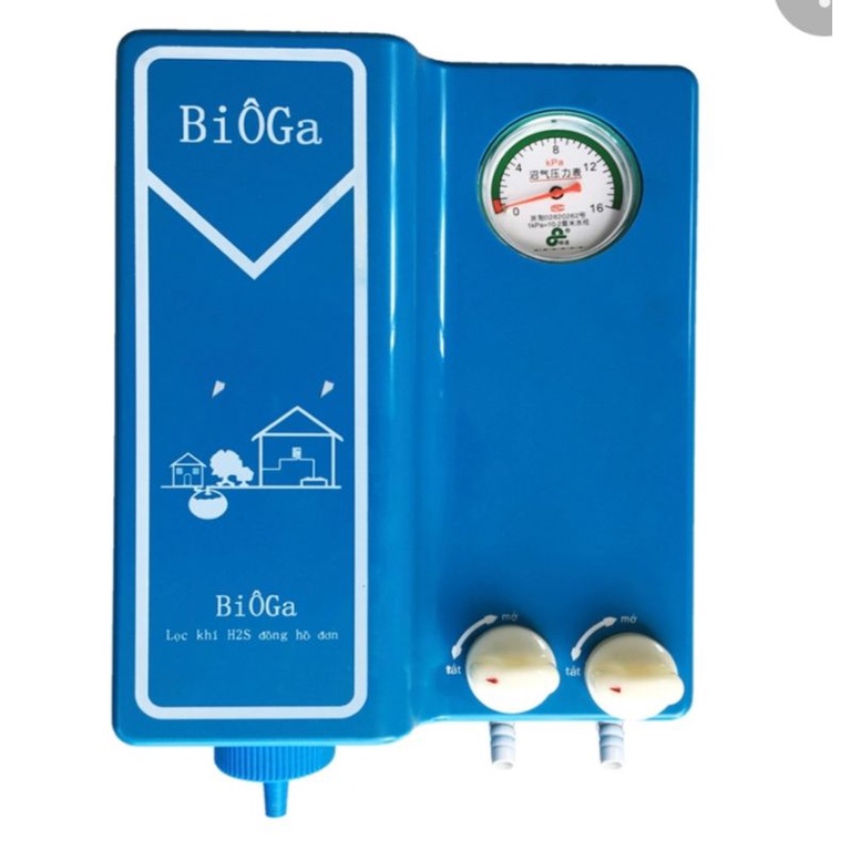 Lọc khí biogas có đồng hồ, hàng cty Bảo An