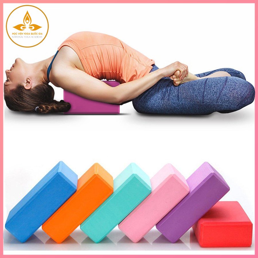 Gạch Tập Yoga Cao Cấp - YOGA QG, Gạch Xốp EVA Cứng Cáp, Kích Thước 23x15x75cm, Dễ Dàng Kết Hợp Với Những Bài Tập Yoga