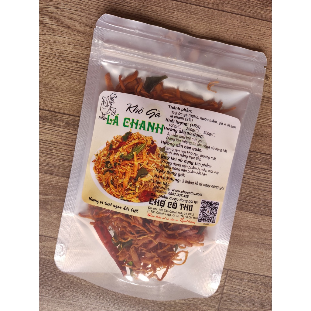 [Khô gà lá chanh thượng hạng - Thịt gà dai ngon, lá chanh thơm phức thật tuyệt vời] | Chợ Cô Thu | BigBuy360 - bigbuy360.vn