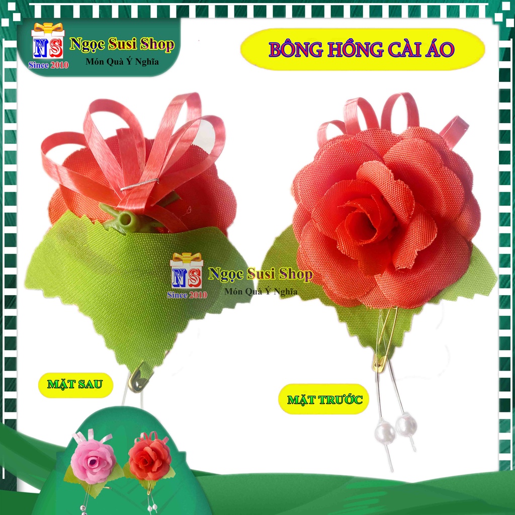 BÔNG HỒNG CÀI ÁO ĐÁM TIỆC - HOA CÀI ÁO ĐÁM TIỆC RẤT ĐẸP
