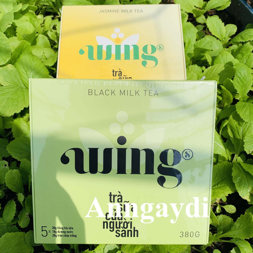 Trà sữa hoà tan WING Set 5 gói tự pha siêu ngon vị Hồng trà, Nhài - Shop ANNGON.VN