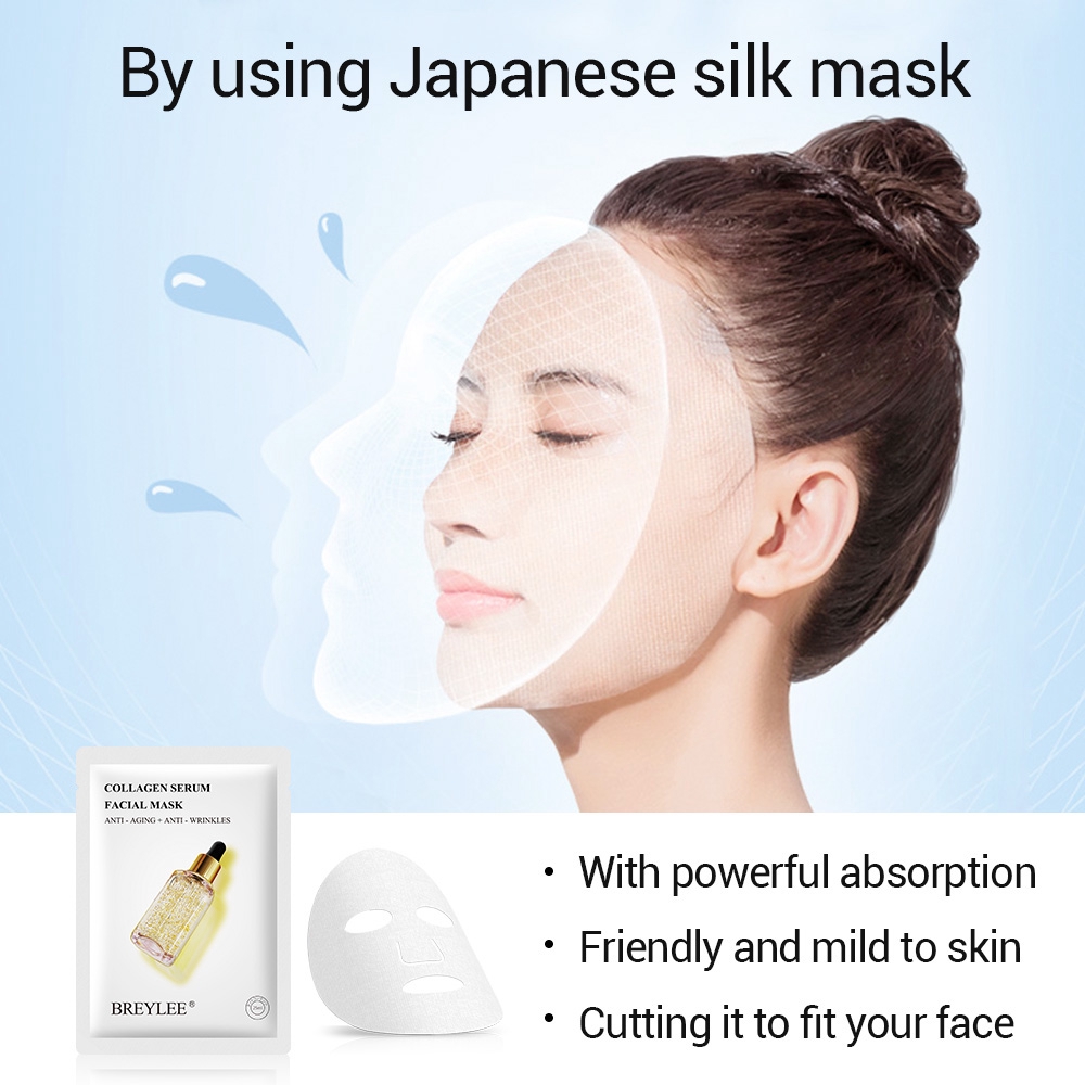 Mặt nạ BREYLEE Vitamin C / Retinol / Axit Hyaluronic / Serum cây trà giúp làm trắng da / dưỡng ẩm cao cấp 25ml