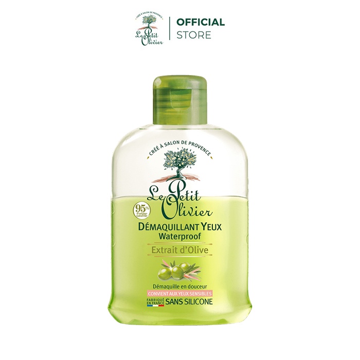 Nước tẩy trang vùng mắt chiết xuất Dầu Olive Le Petit Olivier 125ML