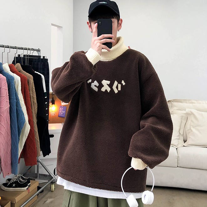 Áo Sweater Dáng Rộng Phong Cách Hàn Quốc Thời Trang Cho Nam