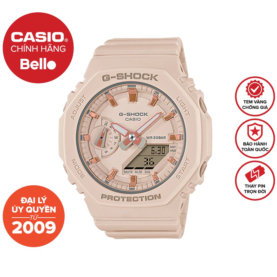 Đồng hồ Nữ Dây Nhựa Casio G-Shock GMA-S2100-4ADR chính hãng bảo hành 5 năm Pin trọn đời