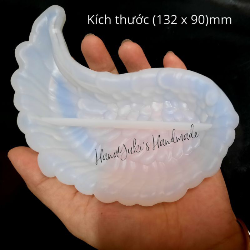 Khuôn làm dĩa hình cánh Thiên Thần trong nghệ thuật Resin Handmade...