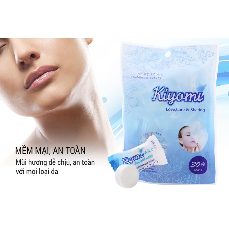 Túi Mặt Nạ Nén Hình Viên Kẹo Nhật Bản Kiyomi