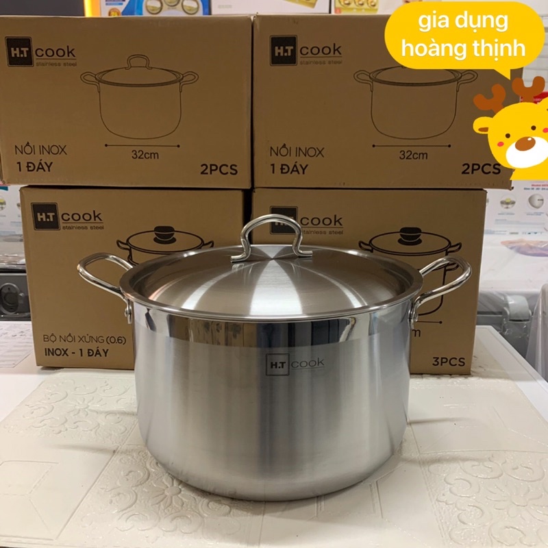 NỒI LUỘC GÀ SUNHOUSE SH28LG,HT COOK size 32 hàng chính hãng