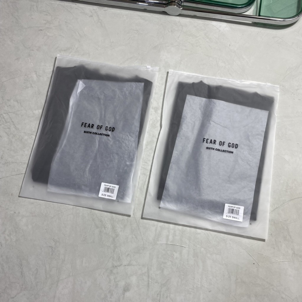 ⚡️[Hight Quality] - Áo boxy tee Fear of God Fifth Collection Inside Out Tee Basic cao cấp full tag túi, áo thun FOG