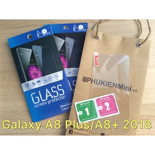 Dán cường lực 9H/2.5D cho Samsung Galaxy A8 Plus/A8+ 2018 giá rẻ