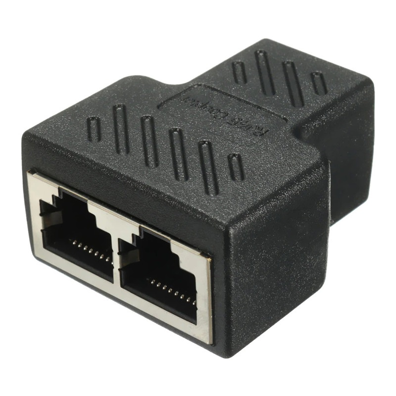 Đầu chia cổng mạng Lan Rj45 từ 1 sang 2 - Đầu chia cổng Lan RJ45 1 ra 2 - RJ45 Splitter 1-2