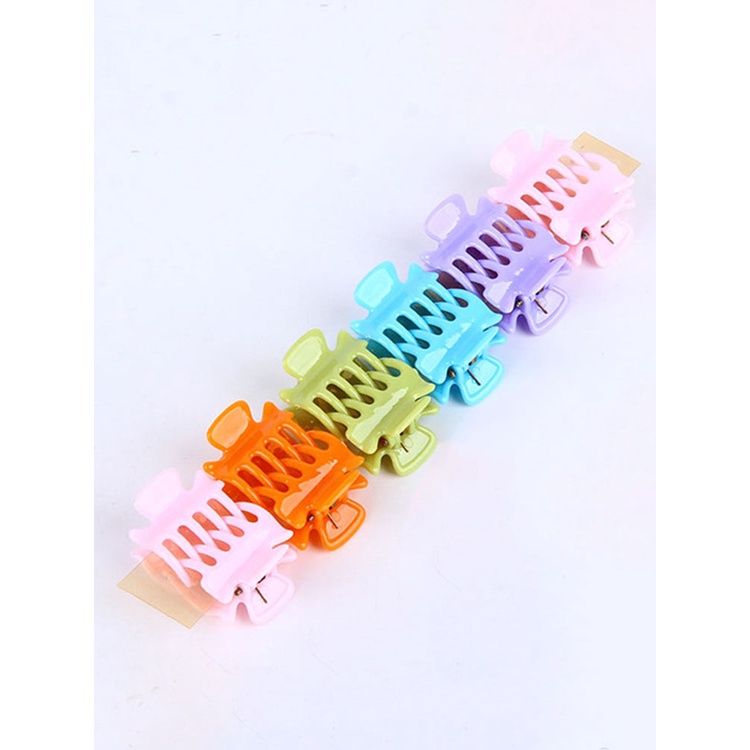 Kẹp tóc trong suốt màu trơn phong cách Hàn Quốc cổ điển dành cho nữ