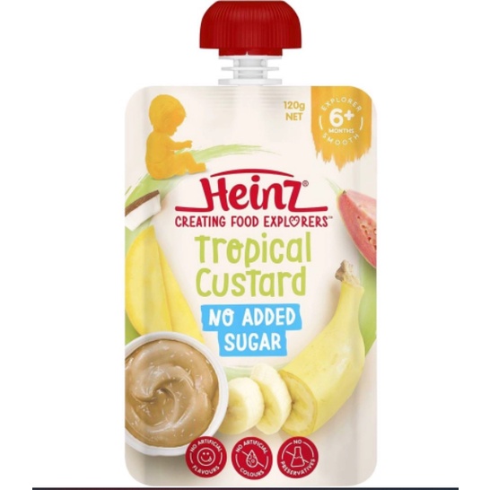 Váng Sữa Heinz Úc Các Vị Cho Bé Dạng Túi 120g