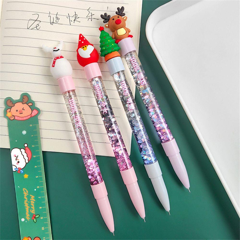 Bút Gel Kim Tuyến Hình Tuần Lộc / Ông Già Noel / Người Tuyết Giáng Sinh