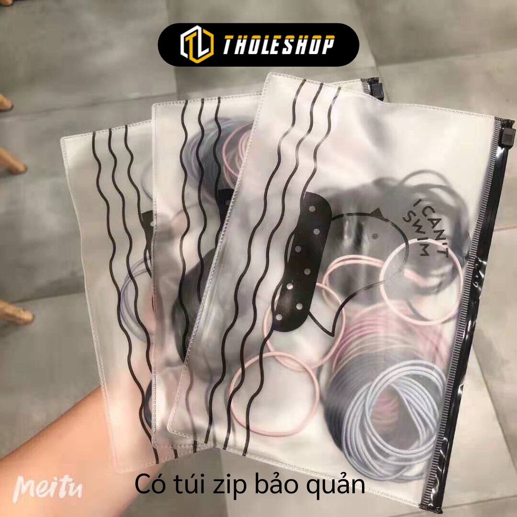 Dây Cột Tóc - Combo 100 Dây Buộc Tóc Trơn Thun Co Giãn Cho Các Bạn Gái  4636