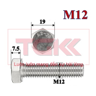 Bulong inox 201 m12