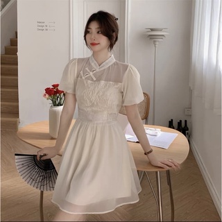 Váy xốp cổ tầu sale 120k