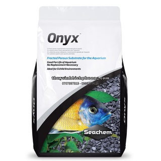 1KG ONYX - ONYX SAND SEACHEM - ĐÁ LÓT NỀN ĐẶC BIỆT CHUYÊN DÙNG CHO HỒ CÁ CICHLIDS TÉP SULA TĂNG PH CAO
