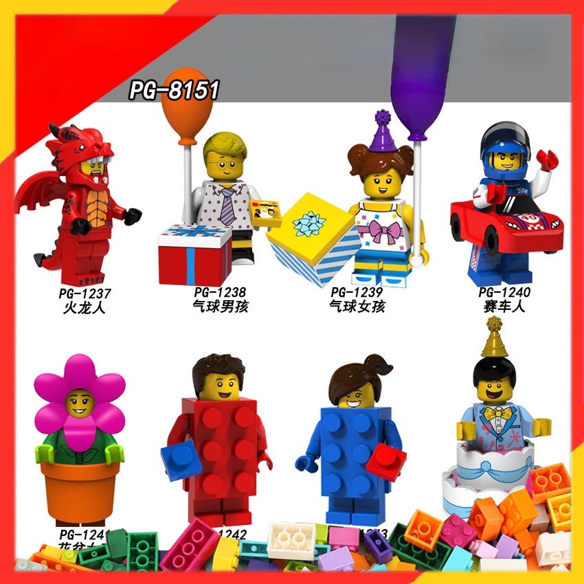 Bộ Lắp Ghép lego Nhân Vật Hoạt Hình Dragon Man
