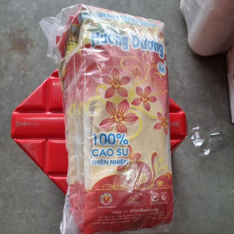 găng tay cao su hướng dương -nam long 100% thiên nhiên- rửa bát nội trợ ,thuỷ sản