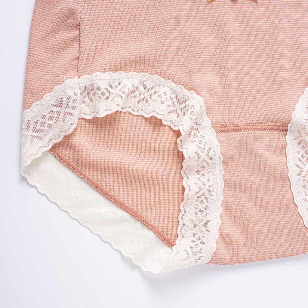 Quần lót sợi tre kháng khuẩn, thoáng mát, mix ren gợi cảm, form to, freesize 45-65kg by BECHIPI - QL4157 | BigBuy360 - bigbuy360.vn