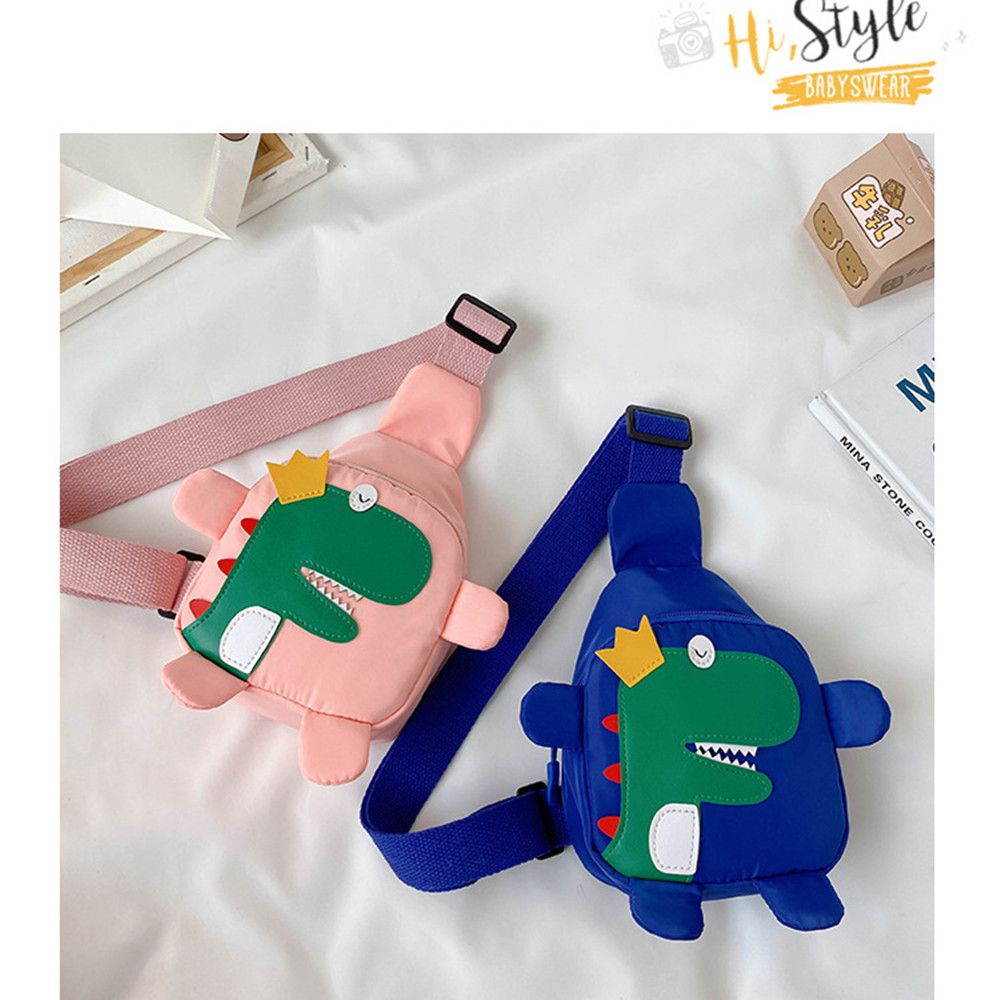 Balo đeo chéo vai hình khủng long đáng yêu cho trẻ nhỏ