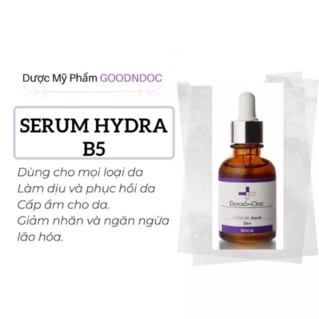 Serum Dưỡng Ẩm Phục Hồi Da GoodnDoc Hydra B5 - Serum B5 GoodnDoc