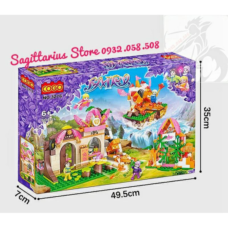 Lego Cogo 3276 Lắp Ráp Xứ Sở Phép Thuật ( 604 Mảnh )