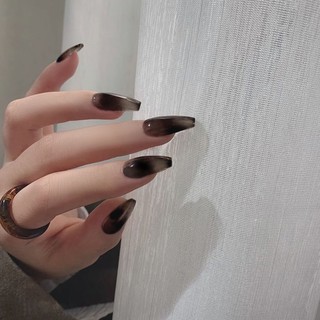 [Hàng mới về] Bộ 24 móng tay giả chống thấm nước phong cách thời trang Hàn Quốc