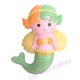 Squishy Nàng Tiên Cá kute 16cm squishy chính hãng Oriker