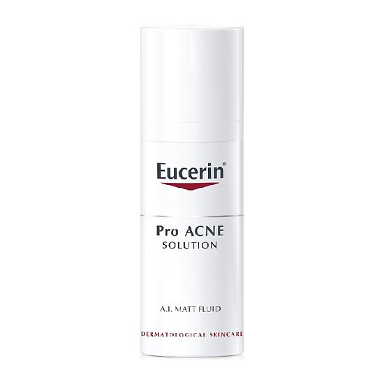 CHỢ SỈ- EUCERIN KEM DƯỠNG KIỀM DẦU, GIẢM MỤN PRO ACNE A.I MATT FUID 50ML