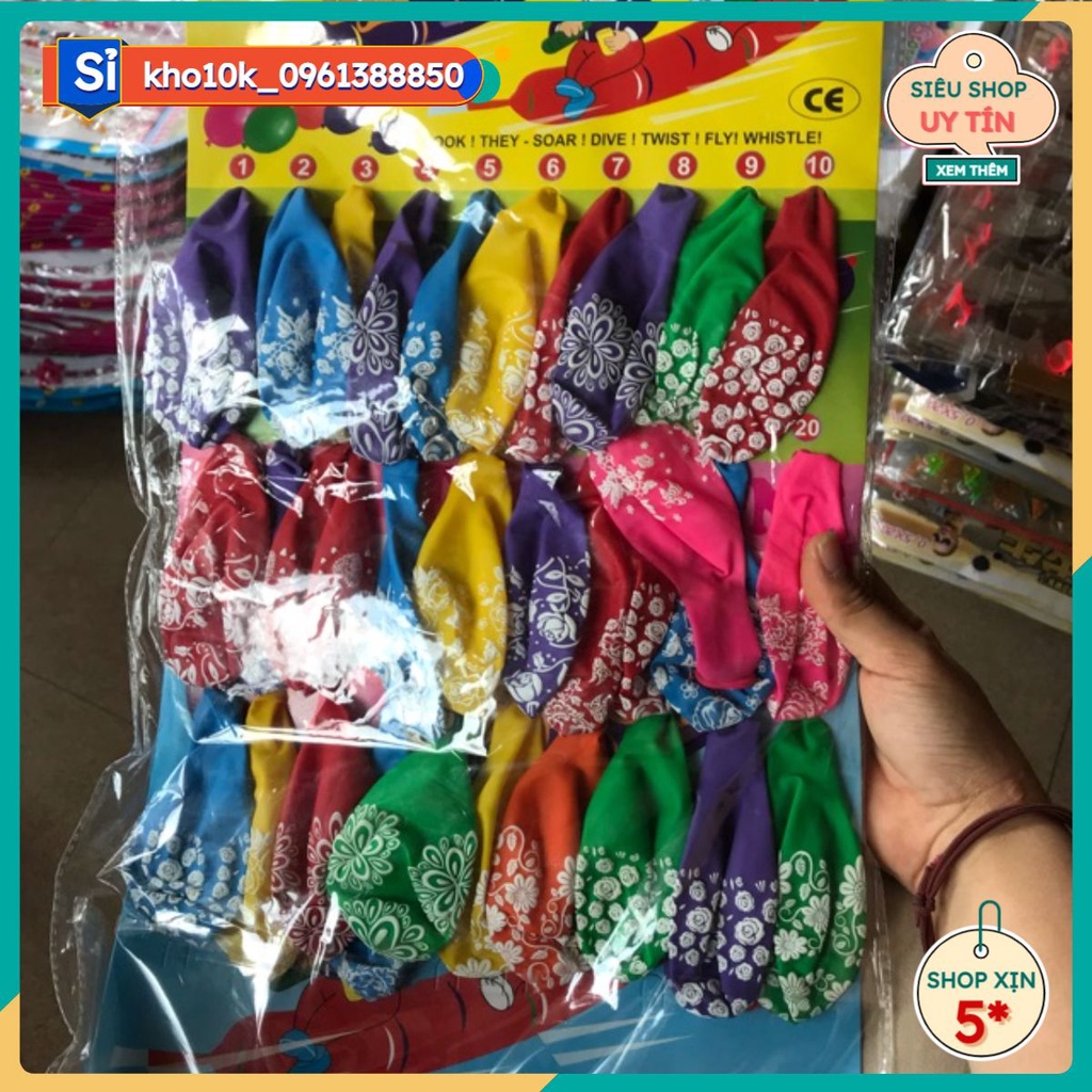 Vỉ 30 quả bóng hoa loại to shop chuyên sỉ đồ chơi trẻ em