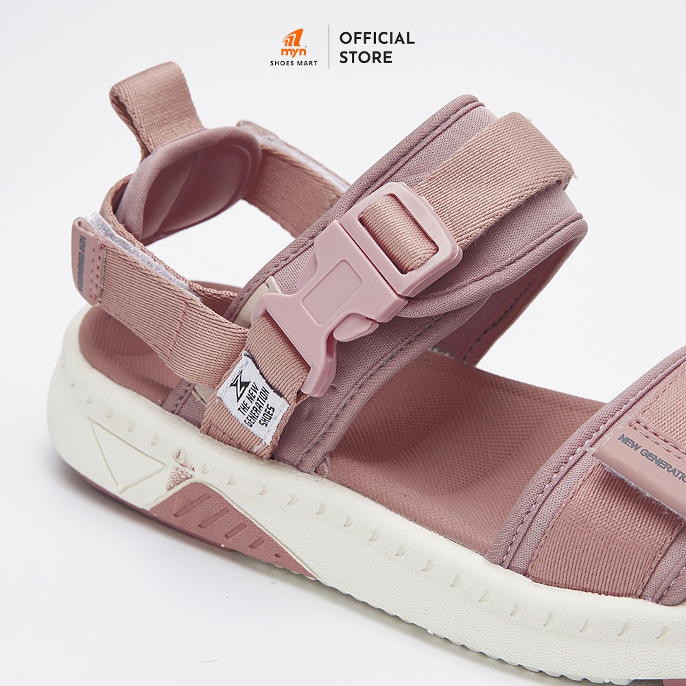 Giày Sandal ZX Nữ The Bubble D 2714 Pink White 2 quai phối khóa tháo quai hậu đế công nghệ Phylon EVA