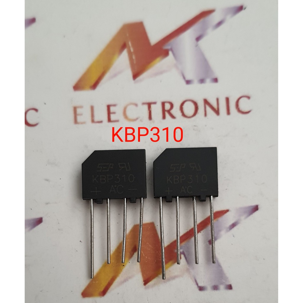 Diode cầu - chỉnh lưu cầu KBP310 310 3A 1000V DIP4 (con)