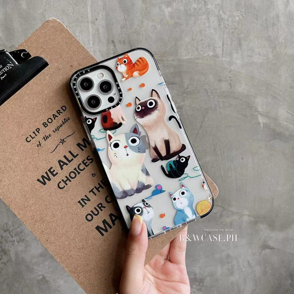 Ốp điện thoại in hình mèo mắt to dễ thương thích hợp cho Iphone 12 11 Pro Max Ix Xs Max Xr I8 I7 I6 6s Plus