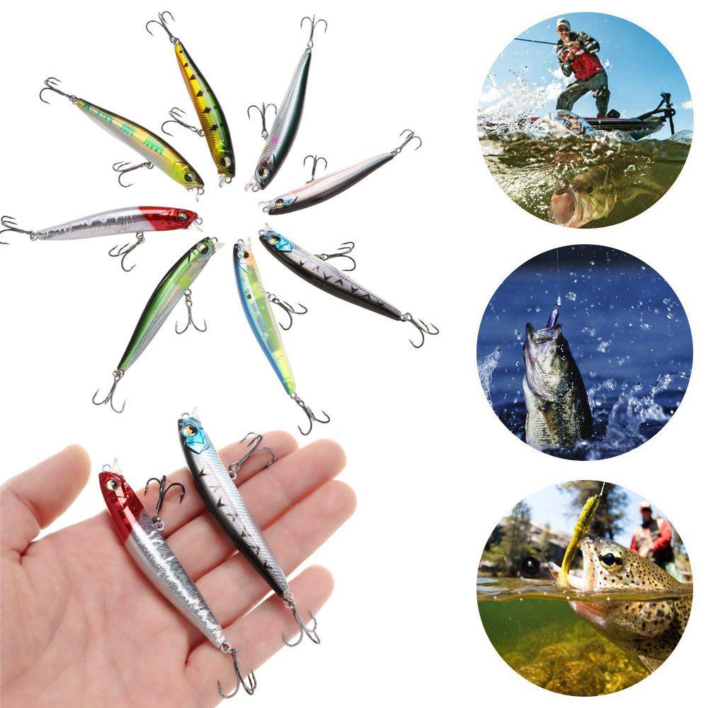 LET Mồi Câu Cá Giả Bằng Nhựa Cứng Chất Lượng Cao