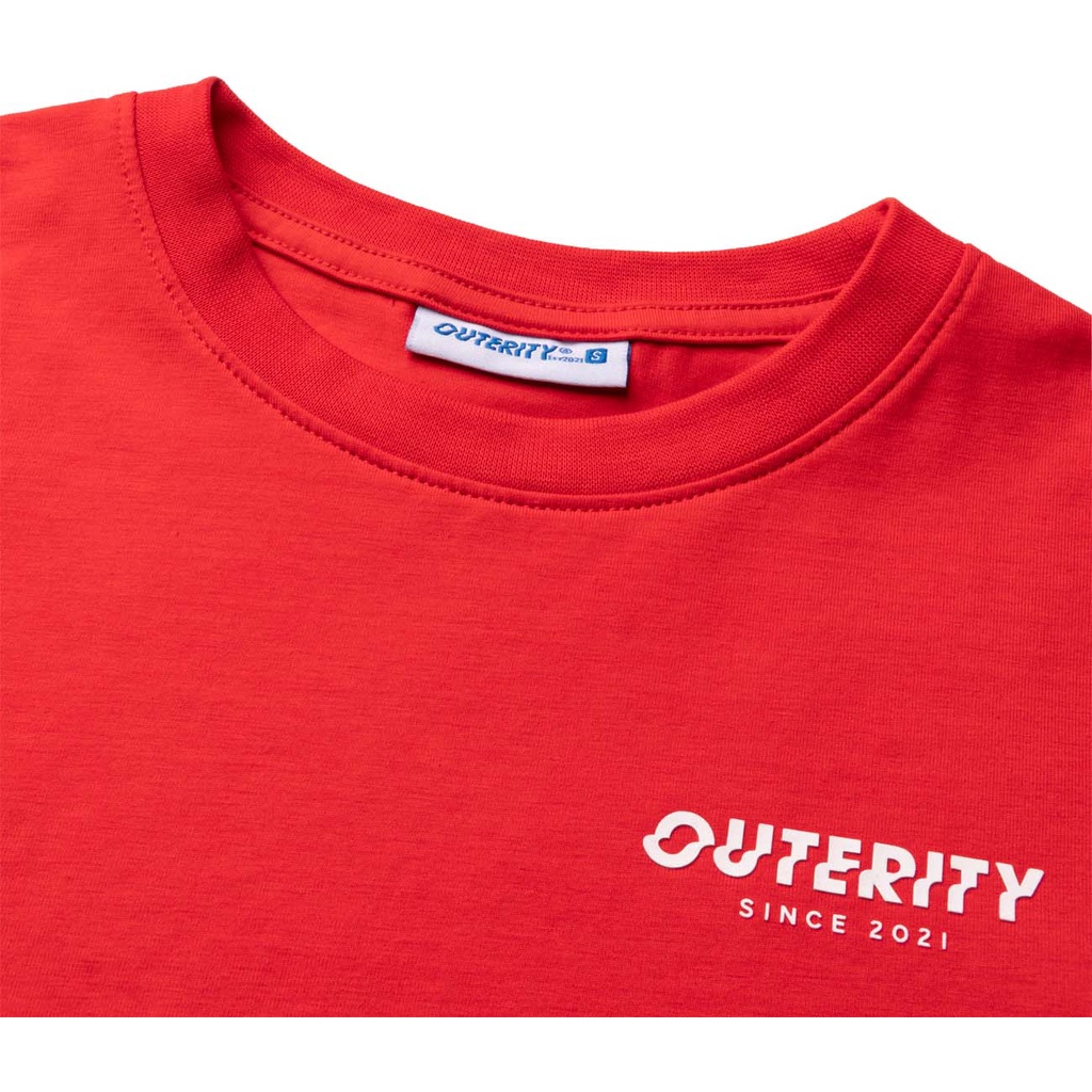 Áo thun trẻ em OuterityKids Mini Signature Đỏ - ORK117