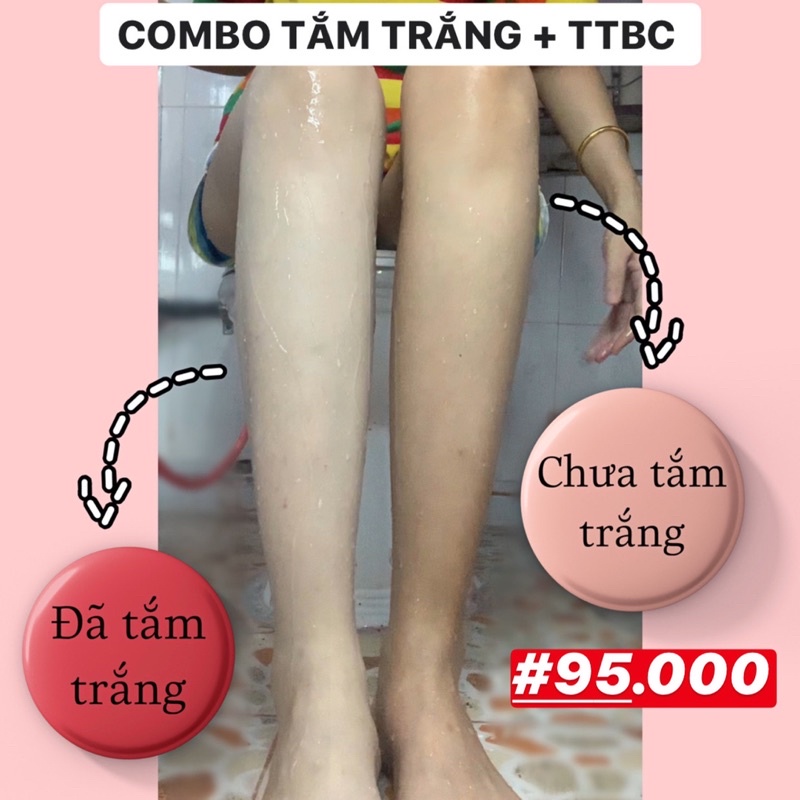 TẮM TRẮNG BODY 1 BƯỚC - công nghệ phủ trắng Nano