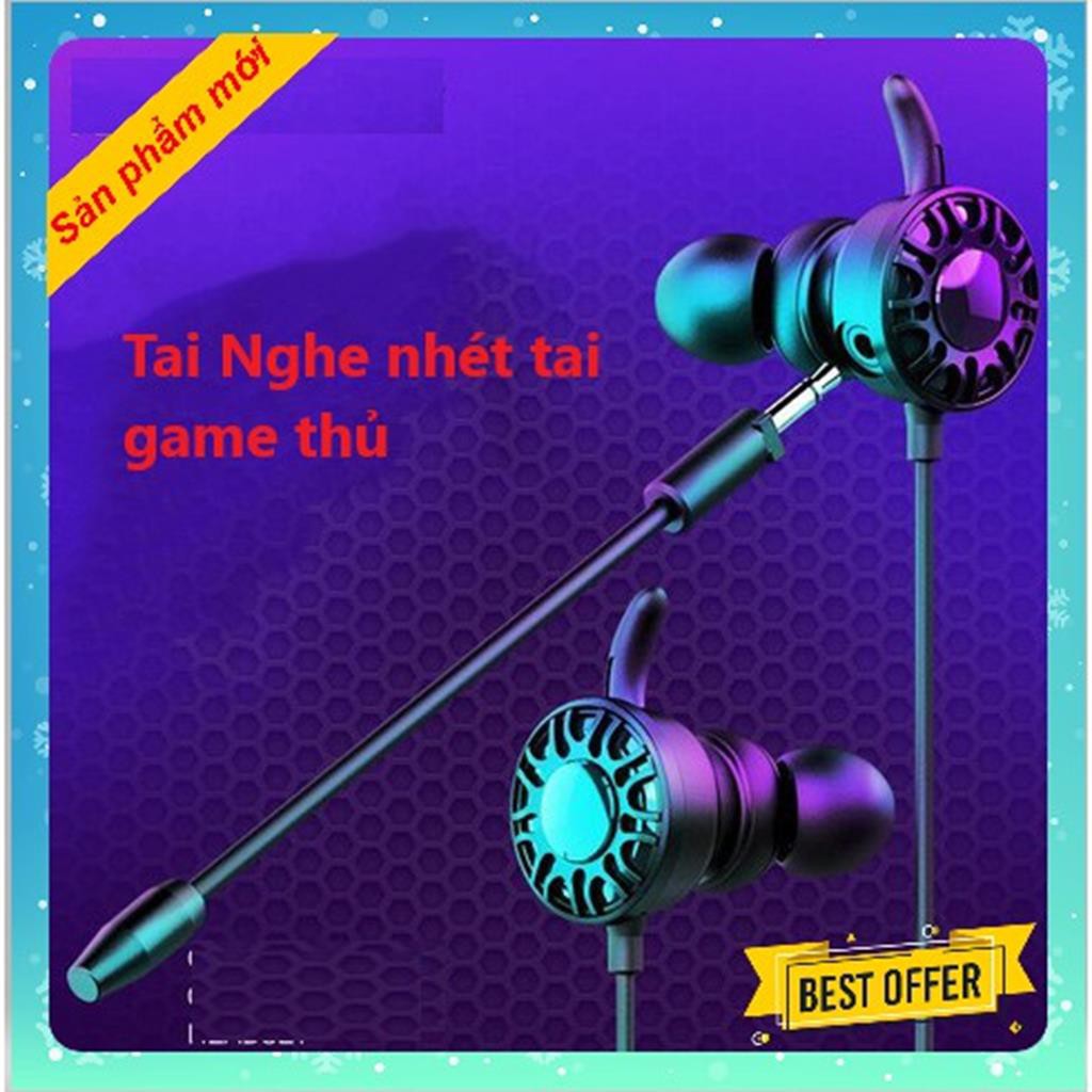 Tai Nghe Chơi Game T5 Kèm Mic Rời bass siêu trầm Cho Điện Thoại, Máy Tính, PC, Laptop -dc3642