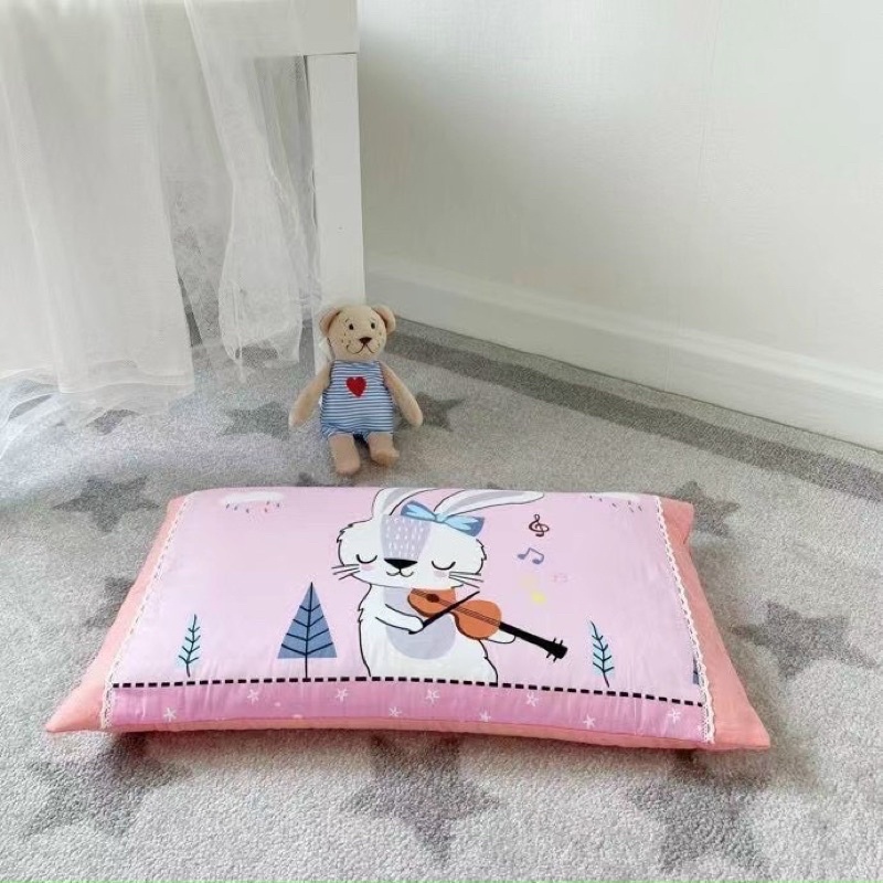 Gối trẻ em cotton 100% lõi bông cho bé size 30x50cm