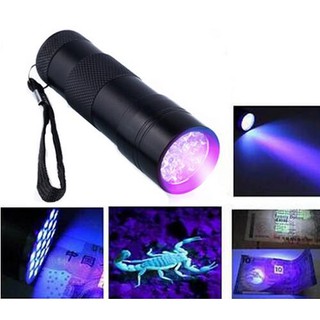 Đèn pin nhôm mini tia cực tím